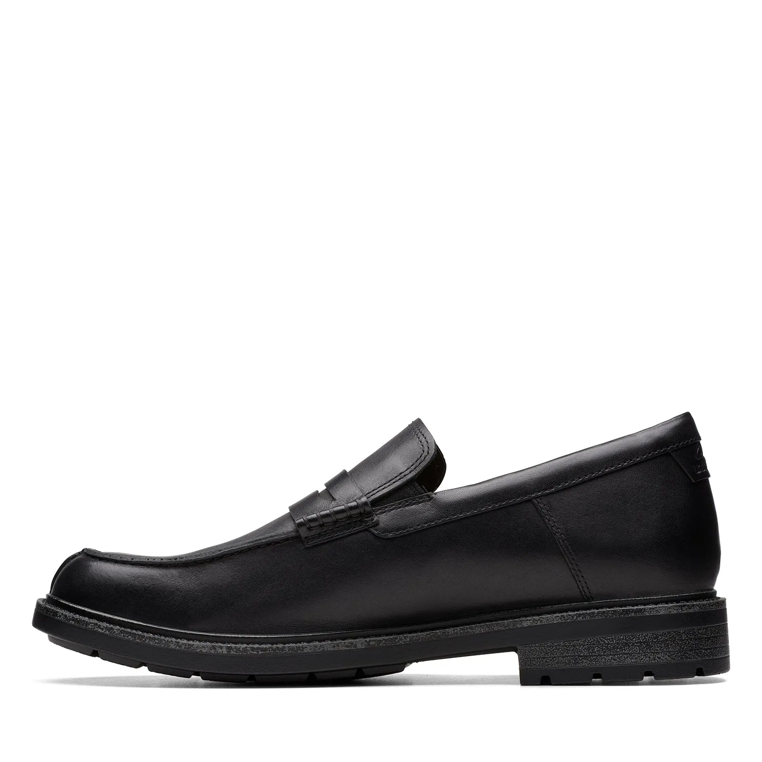 Mens - Un Shire Step Black Leather