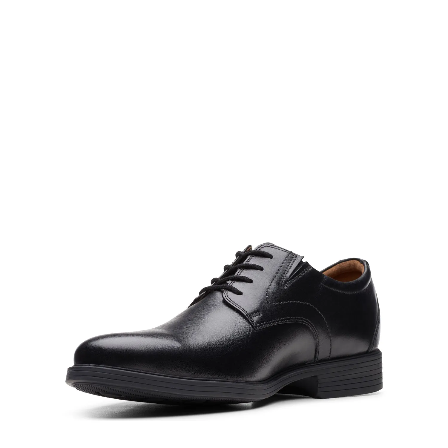 Mens - Whiddon Plain Black Leather