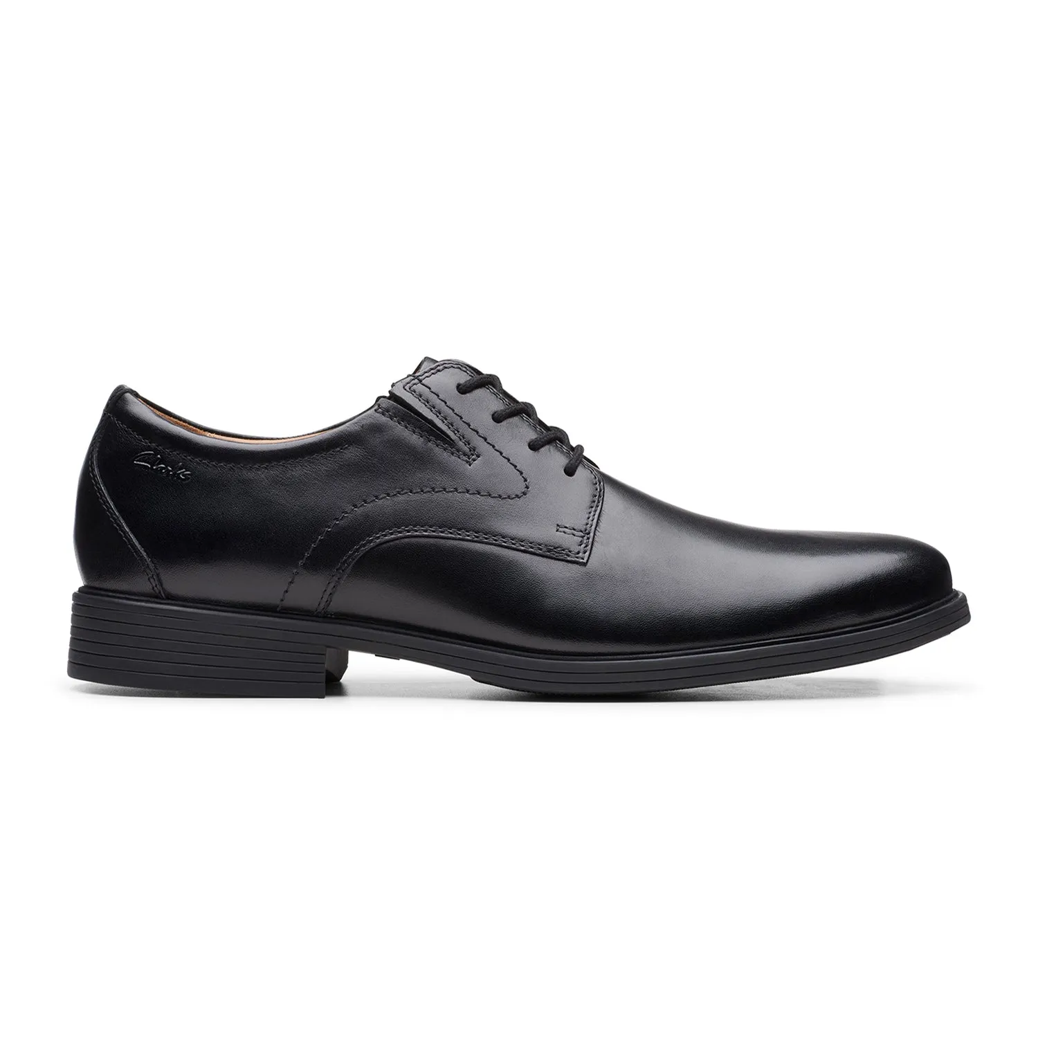 Mens - Whiddon Plain Black Leather