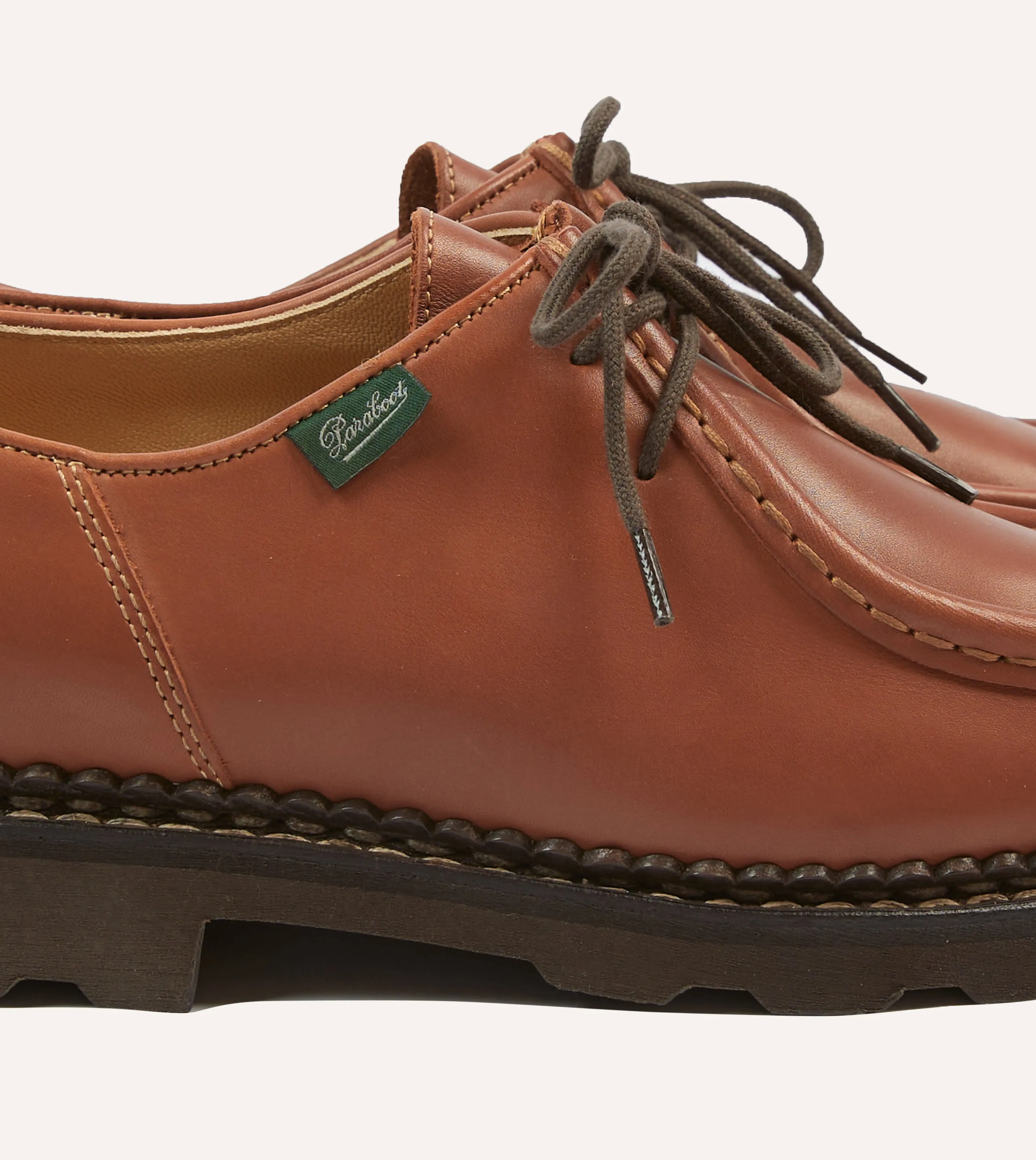 Paraboot for Drake's Michael Fawn Calf Leather Derby Shoe