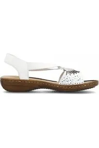 Rieker 60880-80 ladies sandals in White