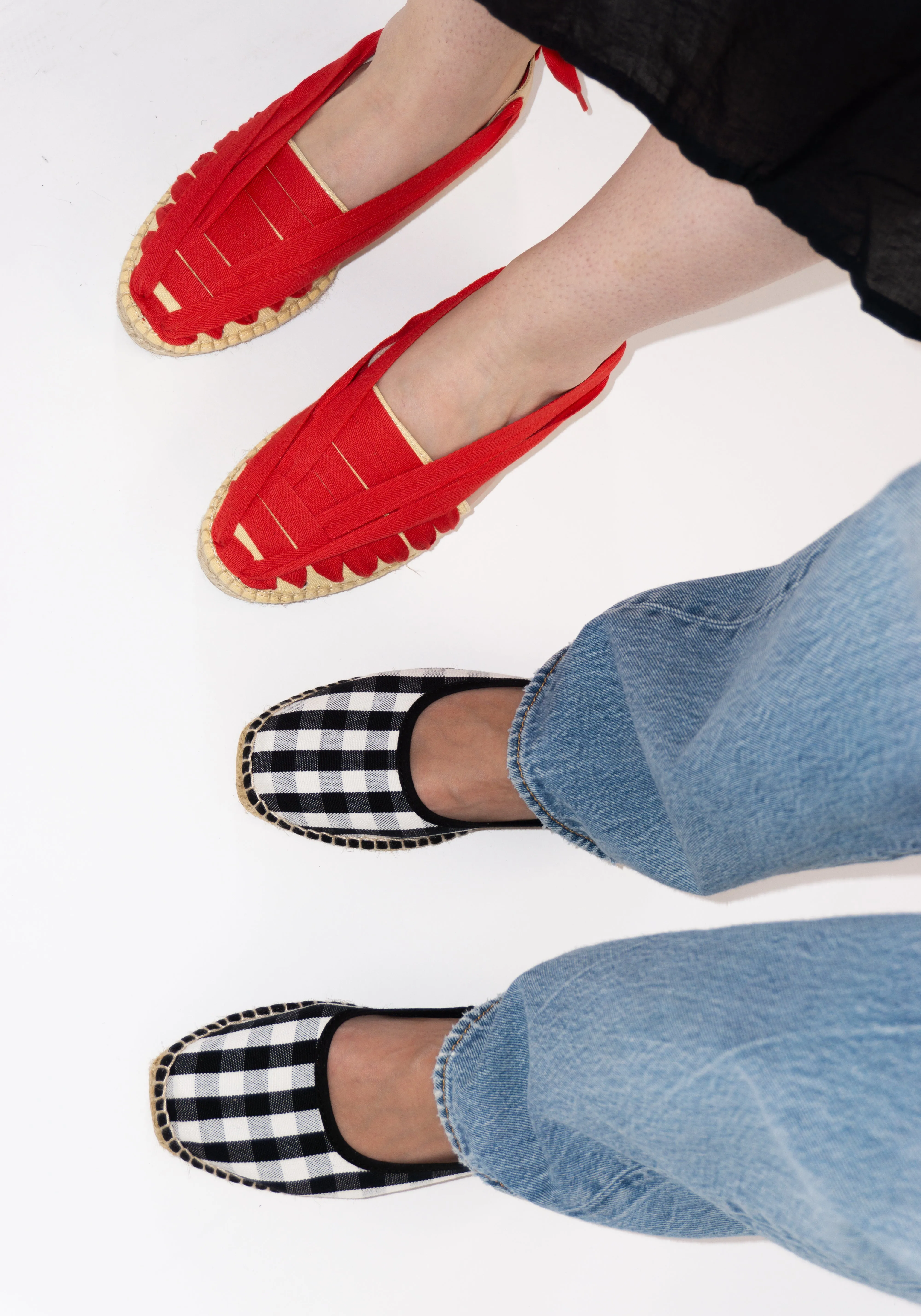 Soc Trail Espadrille in Red