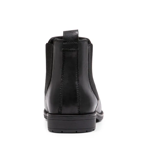 STEVE MADDEN LUKKA BLACK NUBUCK BOOT