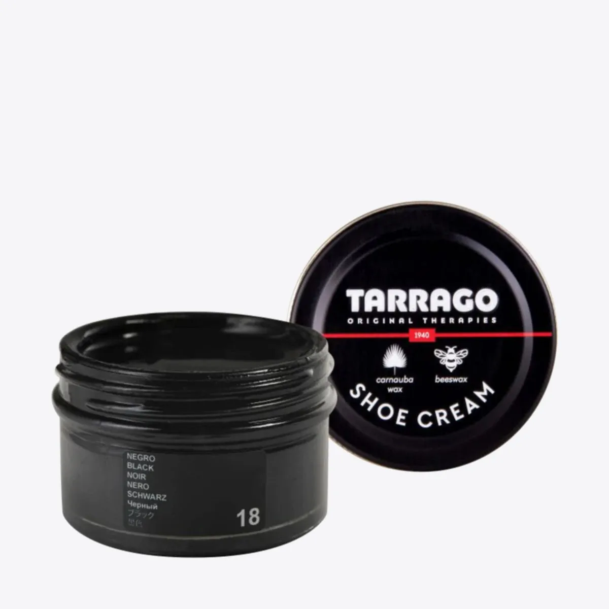 TARRAGO Shoe Cream 50ml 18 Black