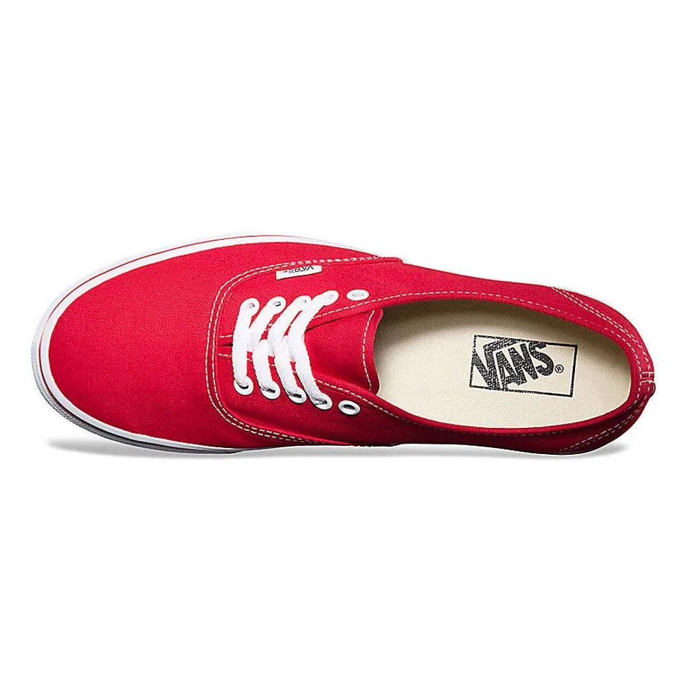 Vans Red Authentic Canvas Trainers - VN0A3-EE3RED