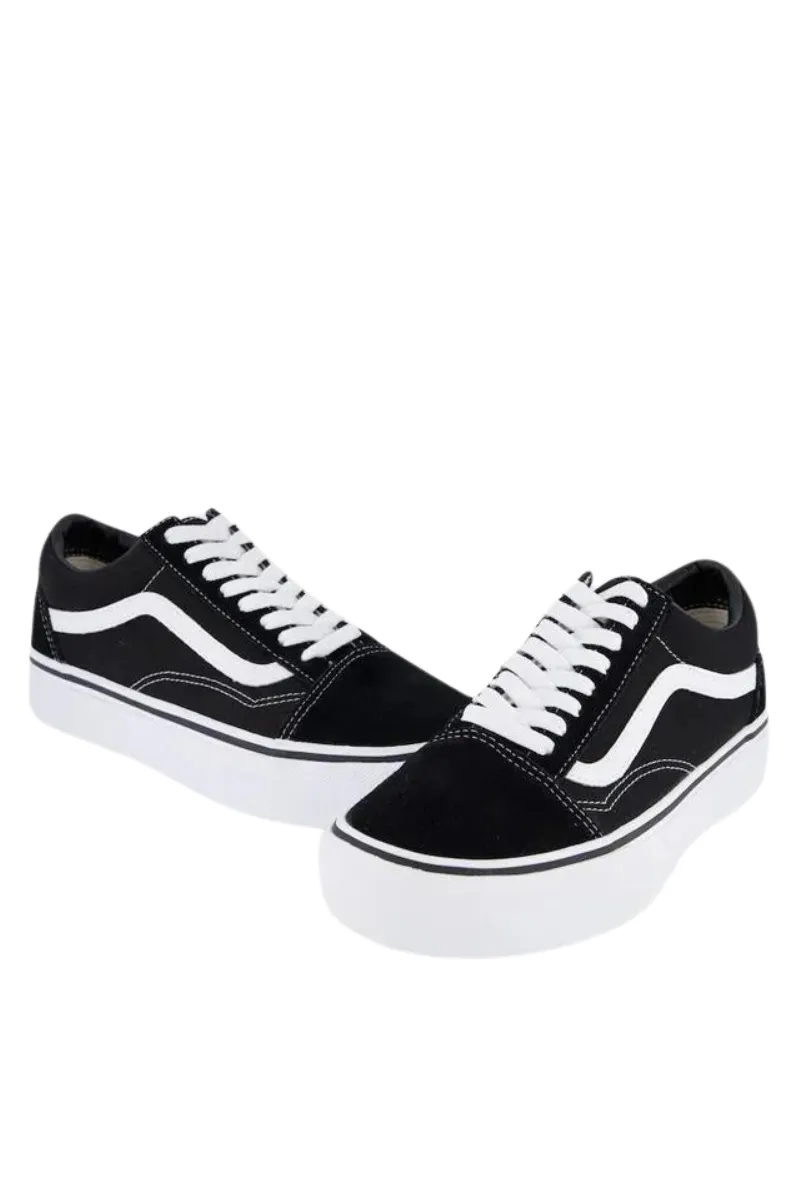 Vans | Unisex Old Skool Platform (Black/White)