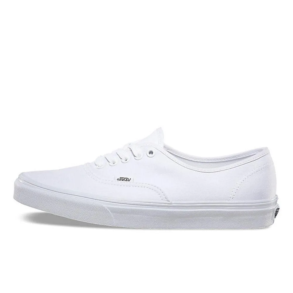 Vans White Authentic Canvas Trainers - VN0A3-EE3W00