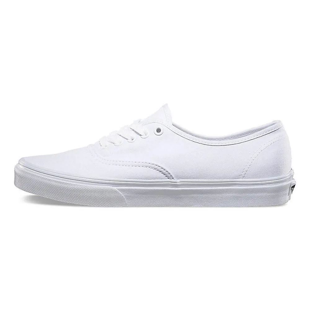 Vans White Authentic Canvas Trainers - VN0A3-EE3W00